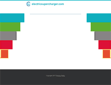 Tablet Screenshot of electricsupercharger.com